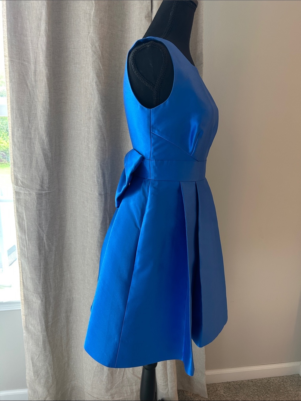 kate spade Vibrant Royal Blue Fit-and-Flare Dress - Picture 2 of 7